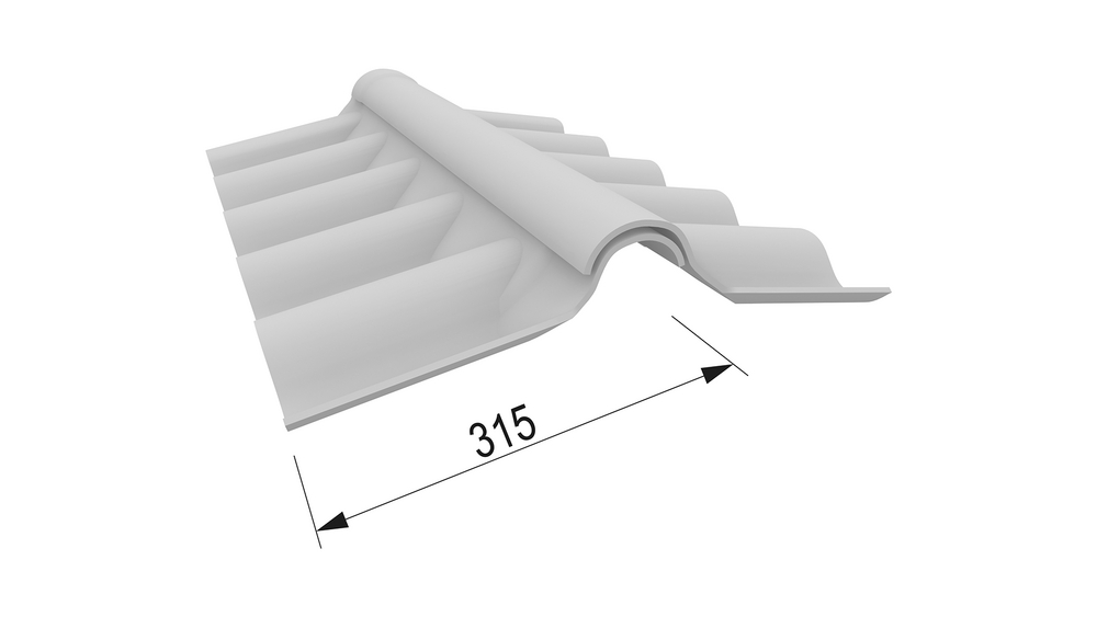 Wellfirsthaube WF zweiteilig