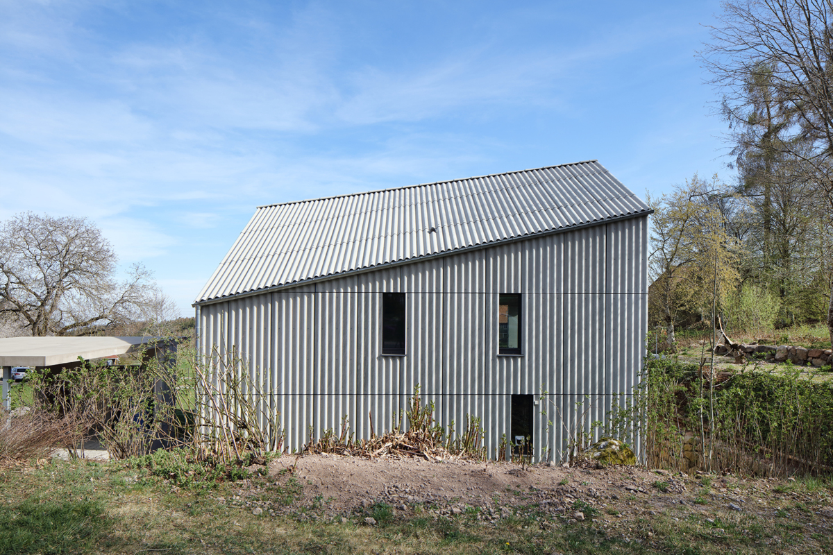 Wellplatten  Einfamilienhaus in Höchenschwand - Eternit