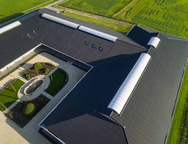 Pferdestall in Meldert, Belgien