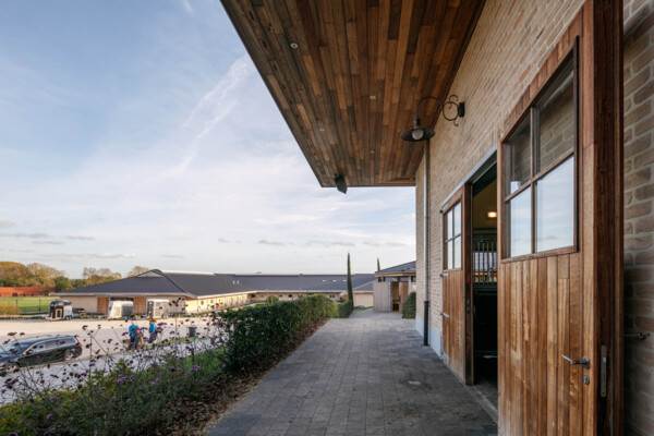 Pferdestall in Meldert, Belgien