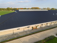 Pferdestall in Meldert, Belgien