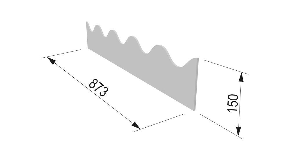 Traufenzahnleiste WST